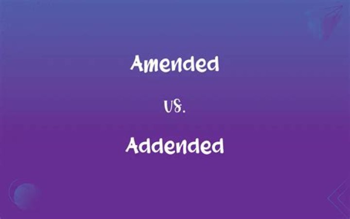 addended