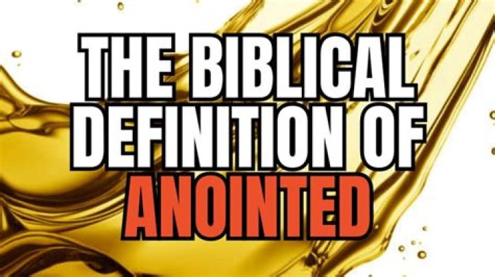anointing definition