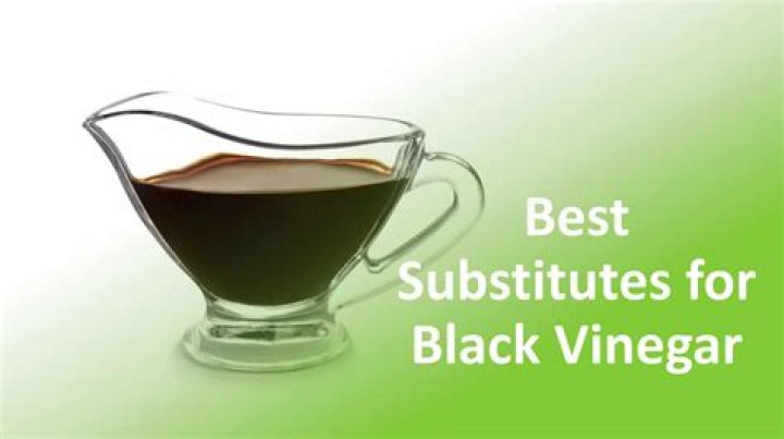 black vinegar substitute