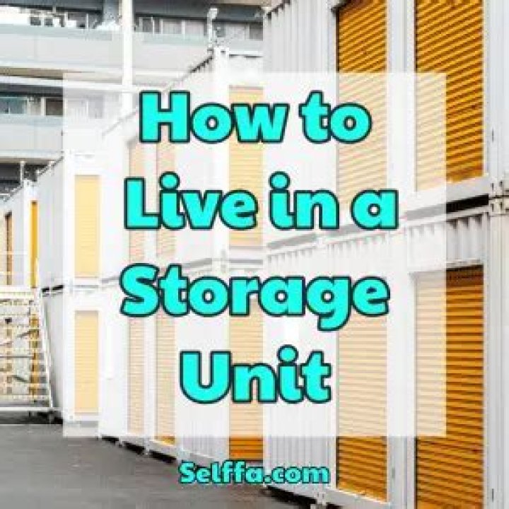 can you live in a storage unit