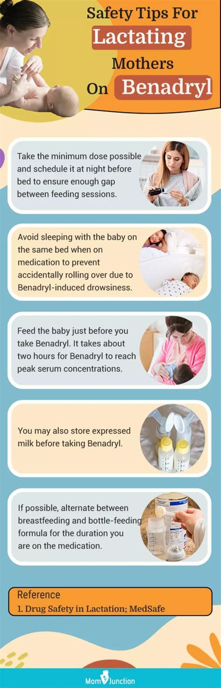 can you take benadryl while breastfeeding