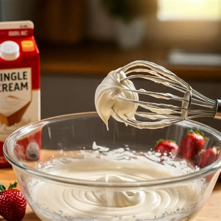 can you whip single cream