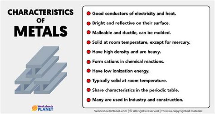 characteristics of metal