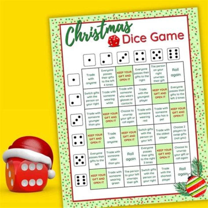 christmas dice game
