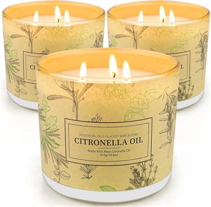 citronella candles outdoor