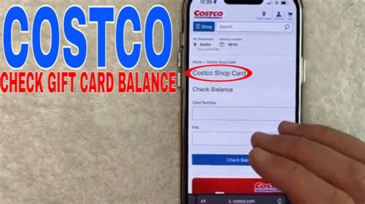costco card balance