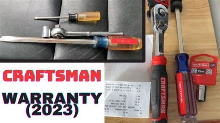 craftsman tool warranty
