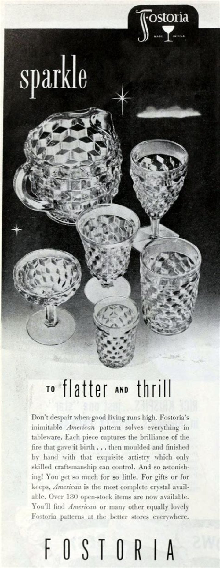 fostoria glassware
