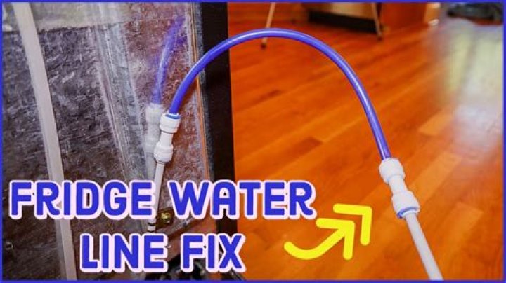 fridge water line