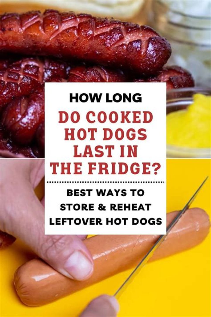 how long do hot dogs last in the fridge