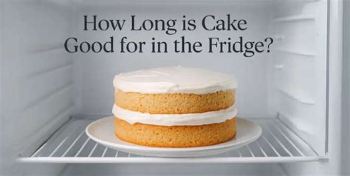 how long is cake good for