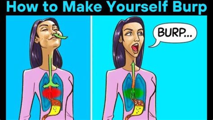 how to burp yourself