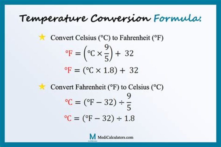 how to change celsius to fahrenheit