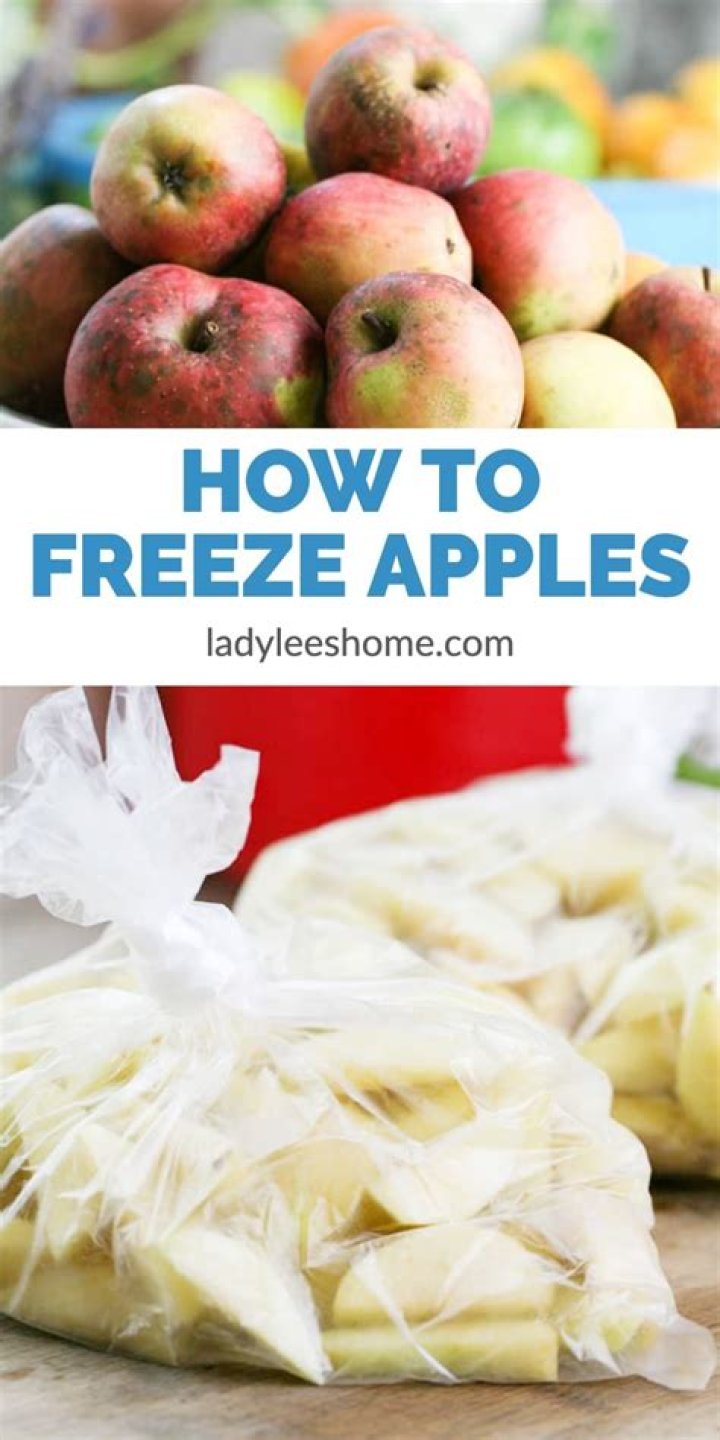 how to freeze apples