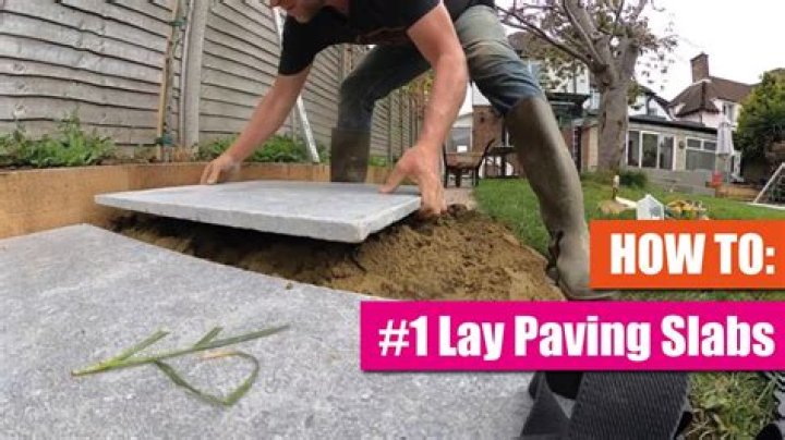 how to lay slabs