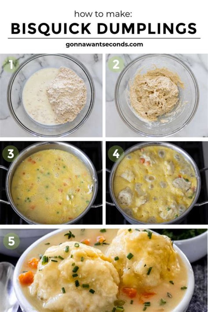 how to make dumplings with bisquick
