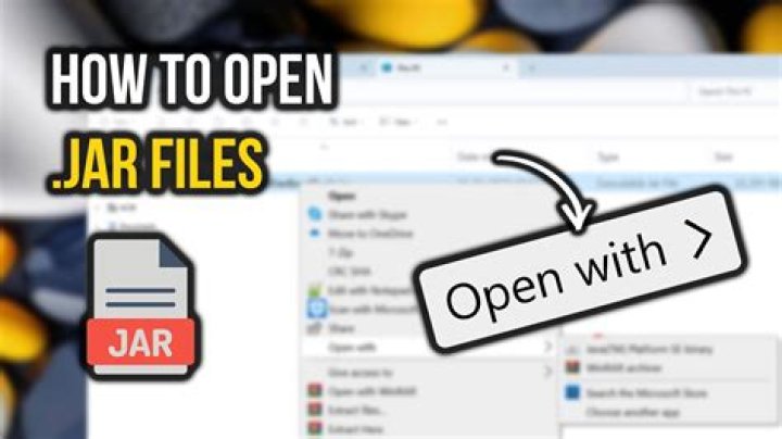 how to open jar files