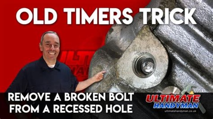 how to remove a broken bolt