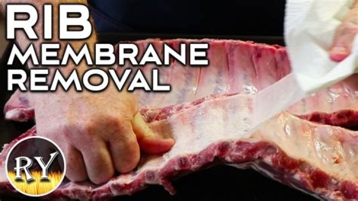 how to remove membrane from ribs