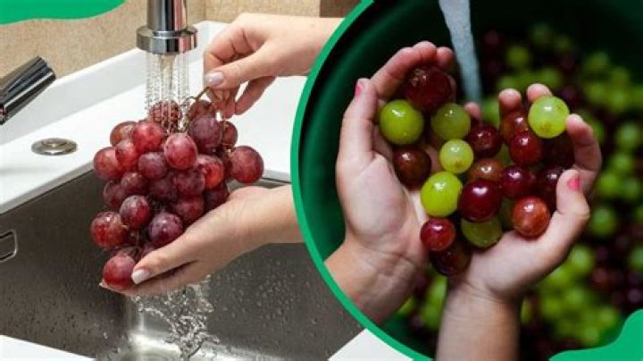 how to wash grapes