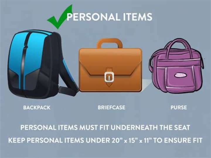 is a backpack a personal item