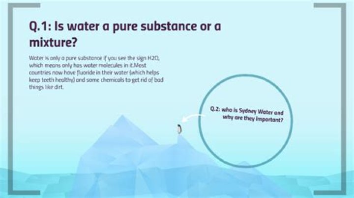 is water a mixture