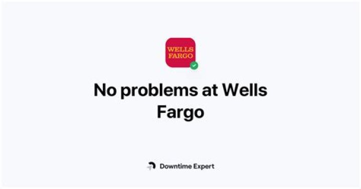 is wells fargo down