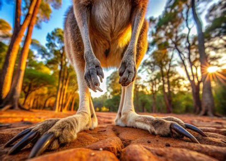 kangaroo feet
