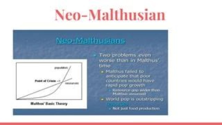 neo malthusian