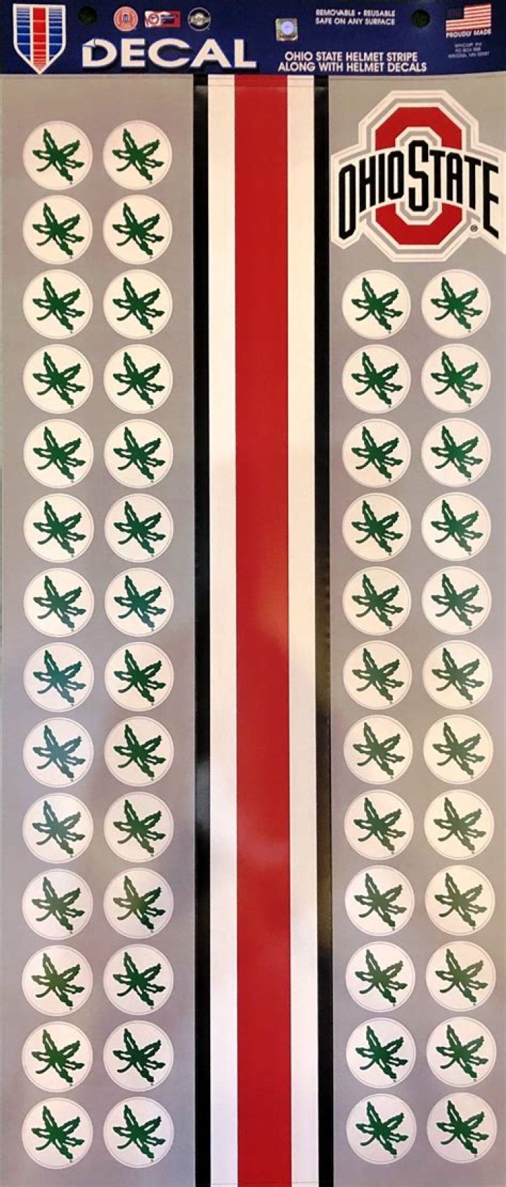 ohio state helmet stickers
