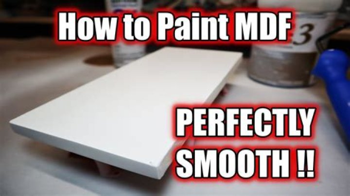 painting mdf