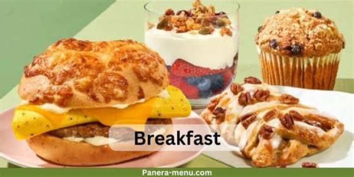 panera menu breakfast