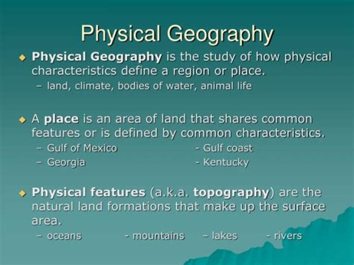 physical geography definition