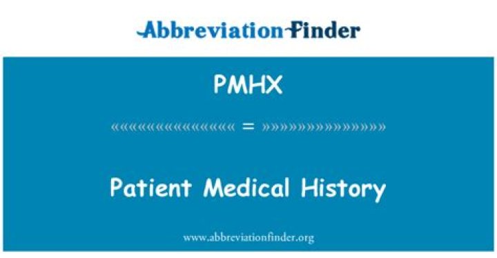 pmhx medical abbreviation