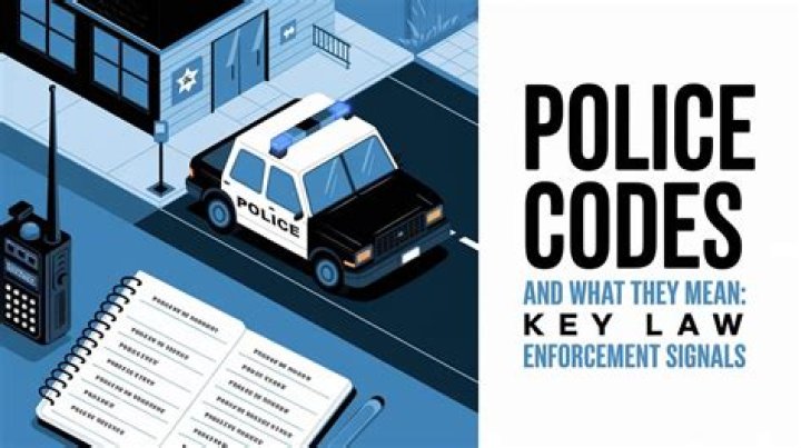 police codes and what they mean