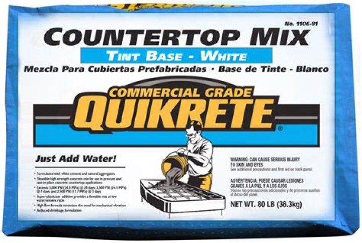 quikrete countertop mix