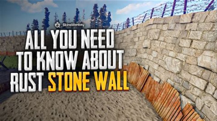 rust stone wall