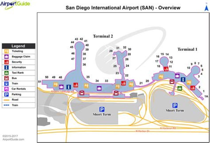 san diego airport terminals