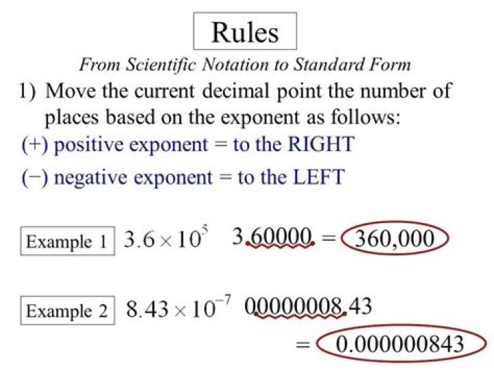 scientific notation rules
