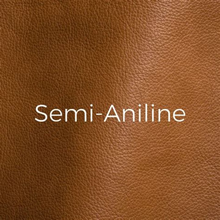 semi aniline leather