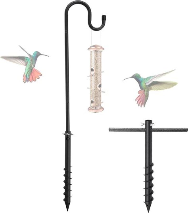 shepherds hook bird feeder