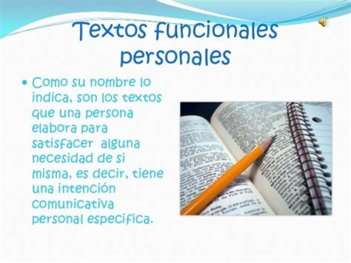 textos funcionales personales