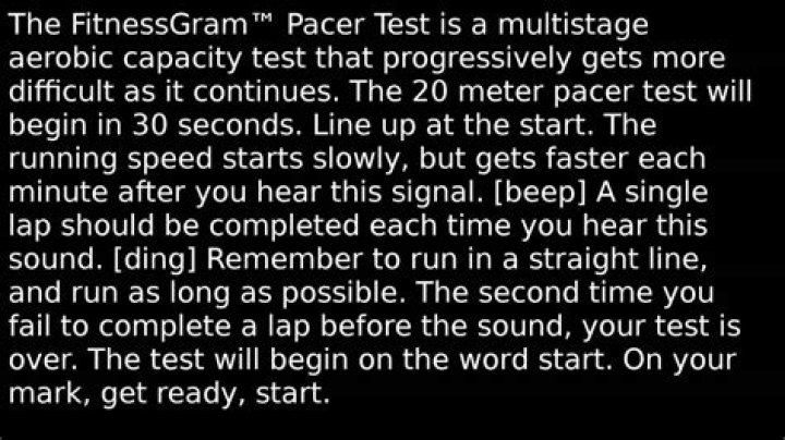 the pacer test