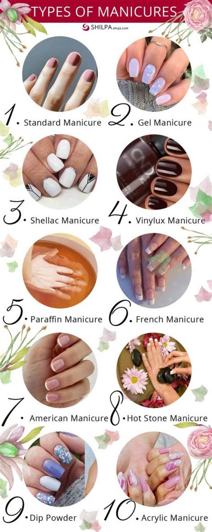 types of manicures