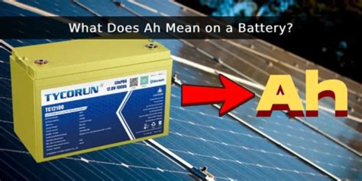 what does ah mean on a battery