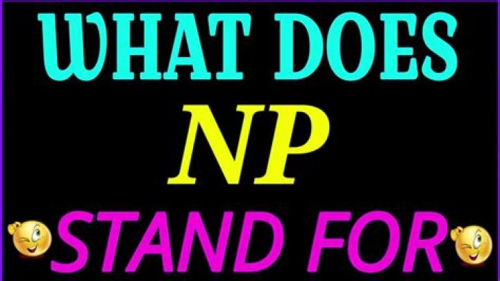 what does np stand for
