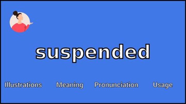 what does suspended mean