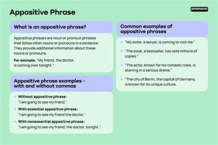 what is an appositive phrase