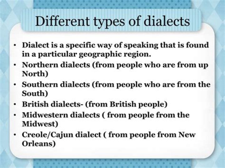 what is dialect