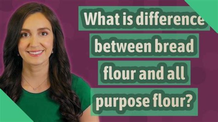 what is difference between bread flour and all purpose flour